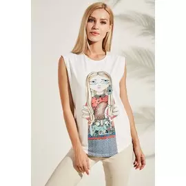 Женская Футболка INA VOKICH 0609