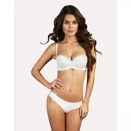 Балконет double push-up со съемными бретелями Inspiration (bianco, 4C)