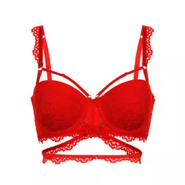 Бюстгальтер балконет Push-up с формованными чашками на стане Frida
