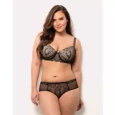 Бра с формованными чашками на стане Taryn Elegance (nero, 5D)