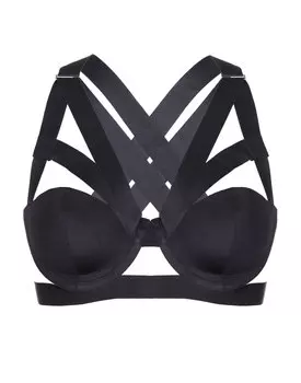 Бюстгальтер с мягкими чашками и спонжевой поддержкой на стане Alaia