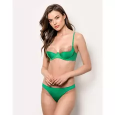 Бра с мягкими чашками и спонжевой поддержкой на стане Marika (verde trifoglio, 3C)