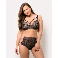 Бра со спонжевыми чашками на стане Josie Elegance (nero/rosa antico, 5D)