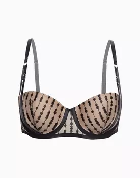Бюстгальтер балконет Push-up с формованными чашками на стане Paris CD121