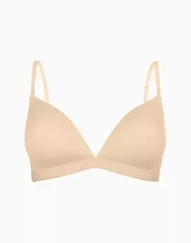 Бюстгальтер с треугольными формованными чашками без косточек на перемычке Portofino Skin