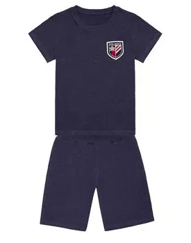 Футболка и шорты Nautical (grigio melange/turchino, 1)