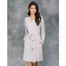 Халат с длинными рукавами Anna (grigio chiaro melange, 1)