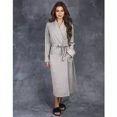 Халат с длинными рукавами Elegance (grigio melange, 1)