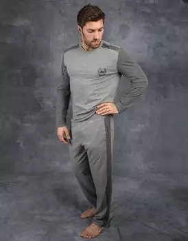 Лонгслив Match (grigio melange, 6)