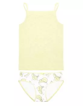 Майка и слипы Banana (lime melange, 3)