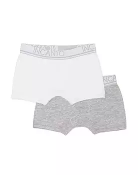 Набор из 2-х боксеров Basic (bianco/grigio melange, 1)