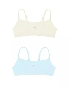 Набор из 2-х полутопов Basic (panna/azzurro, 1)