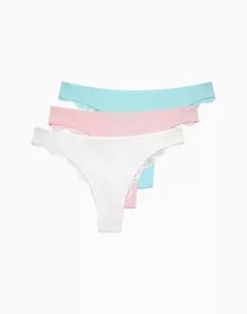 Набор из 3-х бразилиано средняя посадка с высоким вырезом бедра MD941