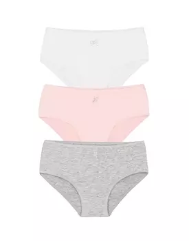 Набор из 3-х макси-слипов для девочки Basic