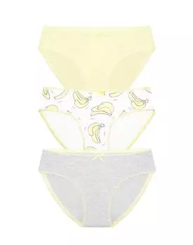 Набор из 3-х слипов Banana (lime melange, 2)