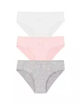 Набор из 3-х слипов Basic (bianco/dolce rosa/grigio, 3)