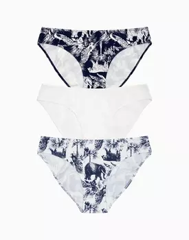 Набор из 3-х слипов для девочки MB775