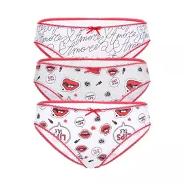 Набор из 3-х слипов средней посадки Lettera