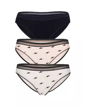 Набор из 3-х слипов средней посадки Leopard