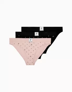 Набор из 3-х слипов средней посадки MD852