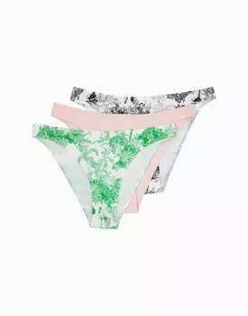 Набор из 3-х танга средней посадки с высоким вырезом бедра MD698