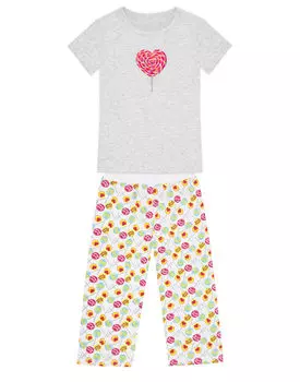 Пижама Candy (grigio chiaro melange, 3)