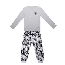 Пижама Grizzly (grigio melange, 3)