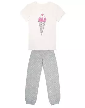 Пижама Ice Cream (grigio melange, 1)