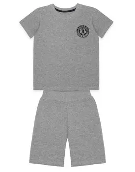 Пижама Stay Free (grigio melange, 1)