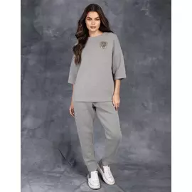 Свитшот с рукавами 3/4 Courchevel (grigio melange, 4)