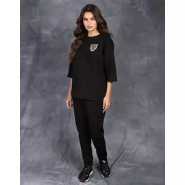 Свитшот с рукавами 3/4 Courchevel (nero, 2)