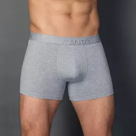 Удлиненные боксеры Classic cotton (grigio melange, 5)