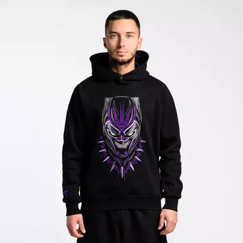 Худи с кнопкой Black Panther