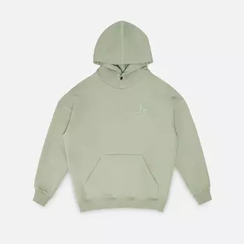 Утепленное худи Simple с кнопкой