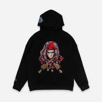 Утеплённое худи Шут