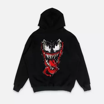 Утеплённое худи с вышивкой