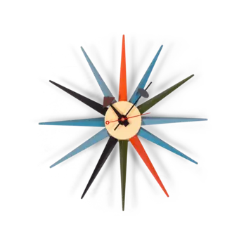 Часы настенные Sunburst Clock из металла