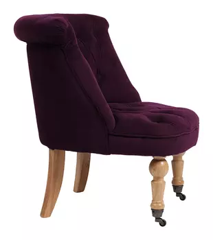 Кресло Amelie French Country Chair лилового цвета