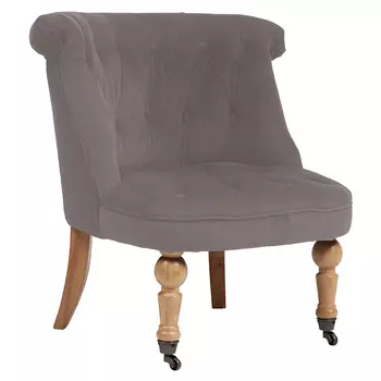 Кресло Amelie French Country Chair серого цвета