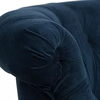 Кресло Amelie French Country Chair темно-синего цвета