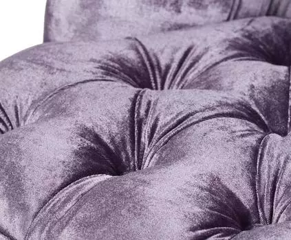 Кресло Sophie Tufted Slipper Chair фиолетового цвета