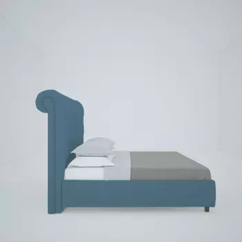 Кровать Sweet Dreams велюр морская волна 160х200