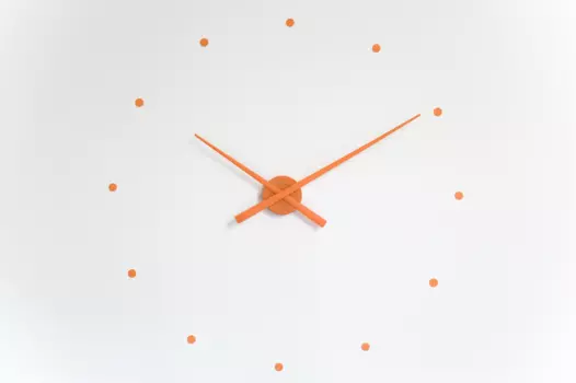 Настенные часы oj Orange оранжевого цвета