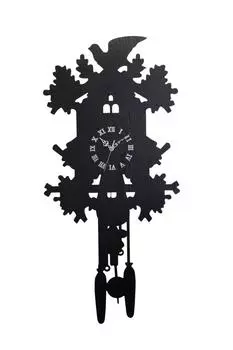 Настенные часы с маятником Domestic Puzzle Black ii