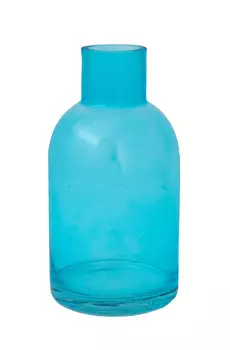 Настольная ваза Small Bubble Blue Vase из стекла