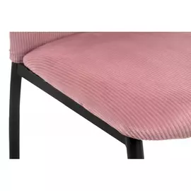 Обеденный стул Tod Pink / Black розового цвета