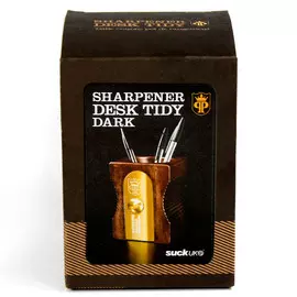 Органайзер для рабочего стола Suck uk Sharpener темное дерево