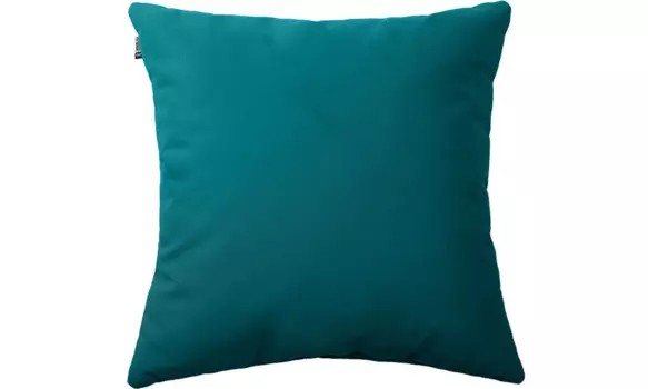 Подушка Velvet Teal бирюзового цвета