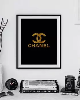 Постер "Chanel Gold"