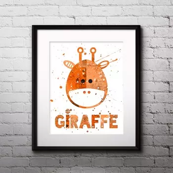 Постер Giraffe а4